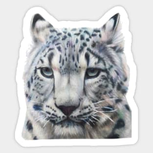 Snow Leopard Sticker